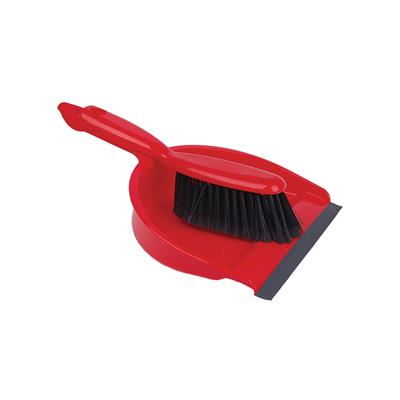 Dust Pan & Brush Set - Red