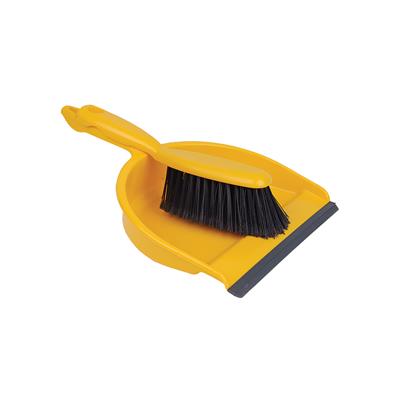 Dust Pan & Brush Set - Yellow