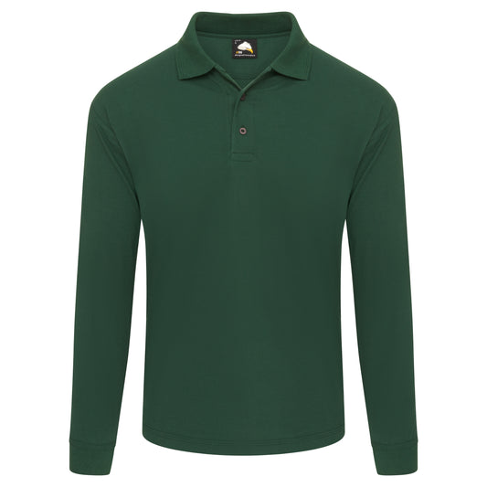 Longsleeve Polo Shirt - Bottle Green