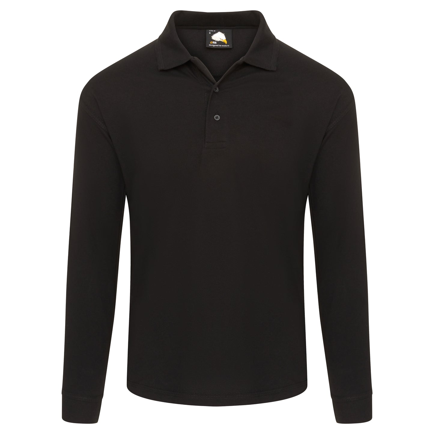 Longsleeve Polo Shirt - Black