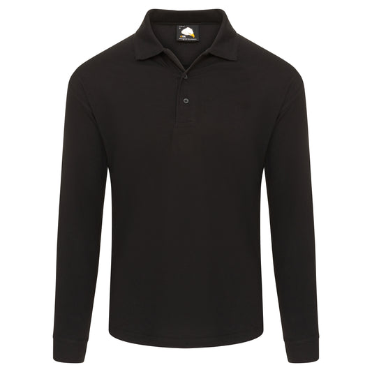 Longsleeve Polo Shirt - Black