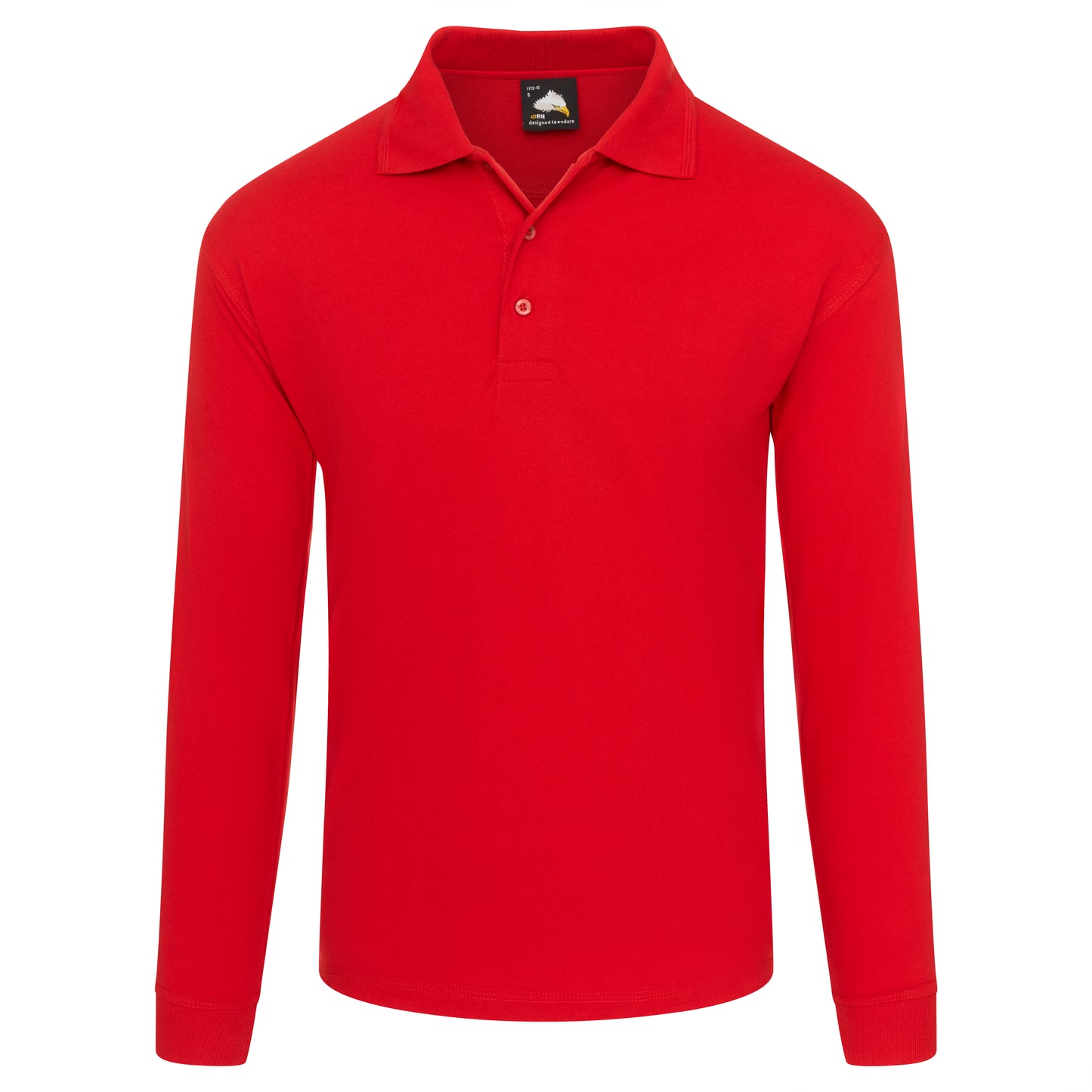 Longsleeve Polo Shirt - Red