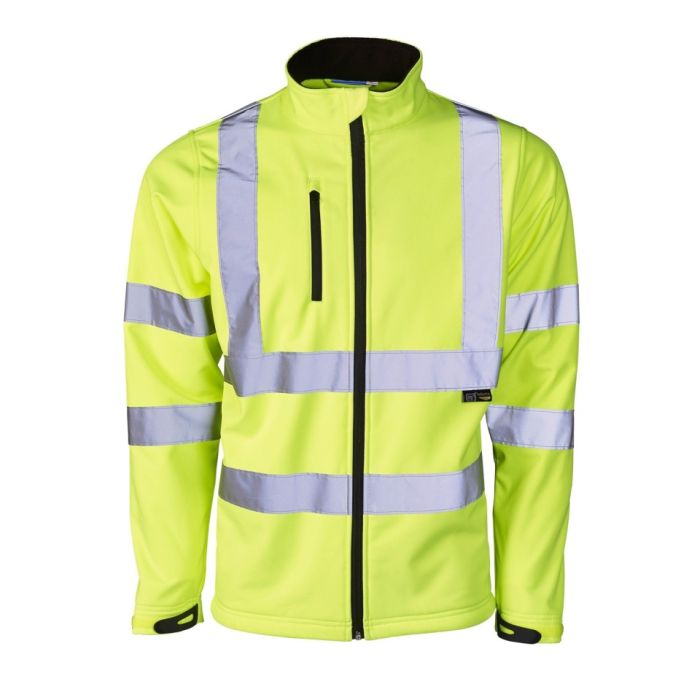 Hi-Vis Softshell Jacket - Yellow