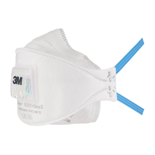 3M 9322+Gen3 Aura FFP2V Mask - Box of 10