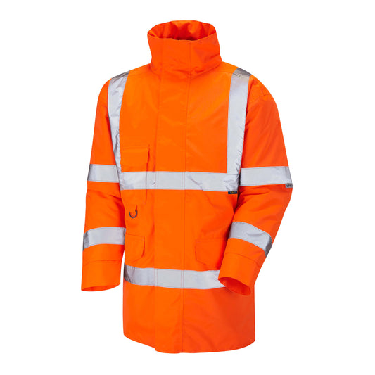 Leo EcoViz 4K Baffle Lined Anorak - Orange