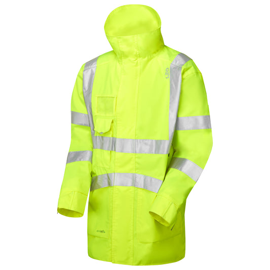 Leo EcoViz 10K Performance+ Breathable Anorak - Yellow