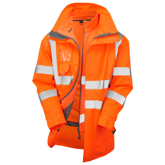 Leo 3-in-1 Anorak + Softshell Jacket - Orange