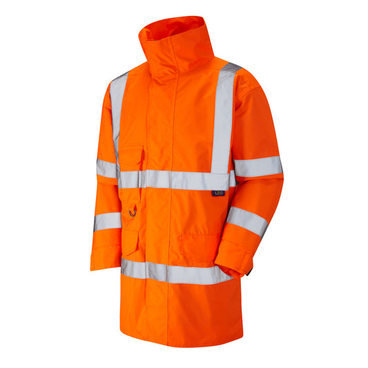 Leo EcoViz 5K Lightweight Breathable Anorak - Orange