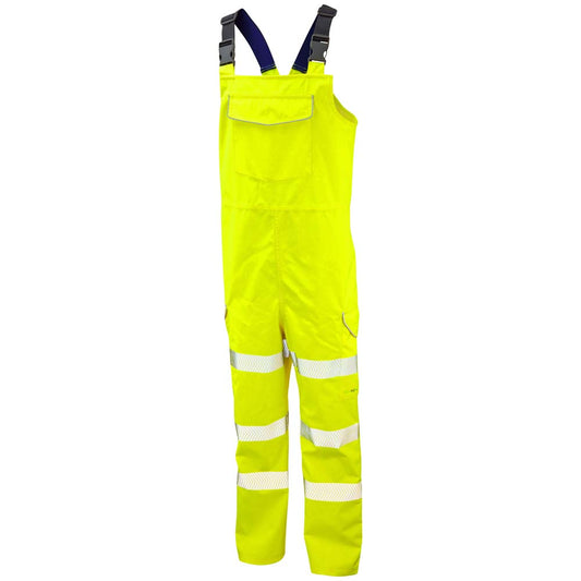 Leo EcoViz 10K Performance+ Bib & Brace - Yellow