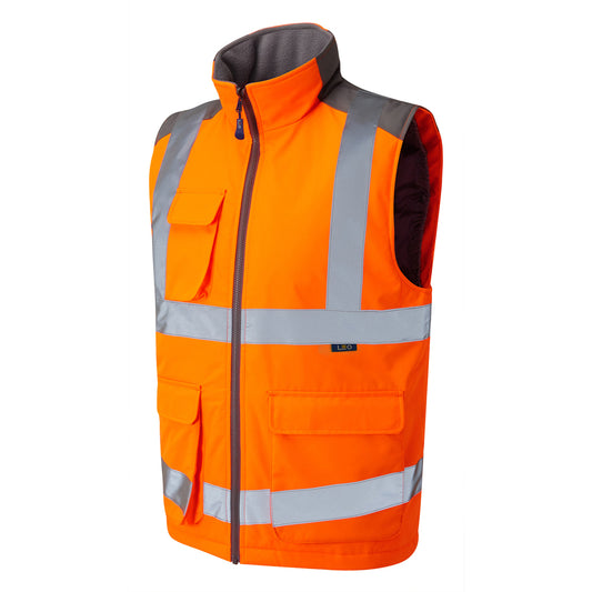 Leo EcoViz Bodywarmer - Orange