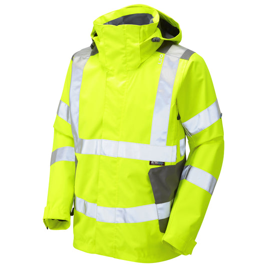 Leo EcoViz 10K Performance+ Breathable Jacket - Yellow