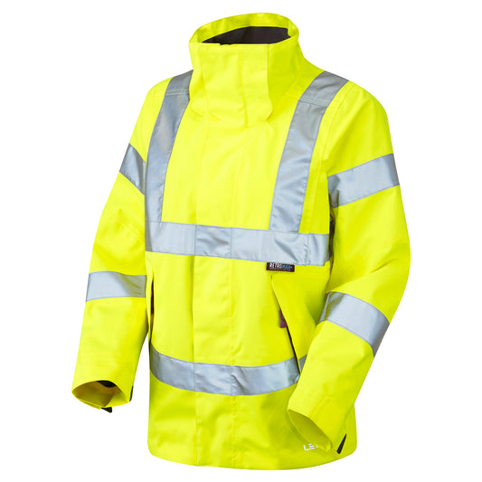 Leo EcoViz 10K Performance+ Breathable Womens Jacket - Yellow