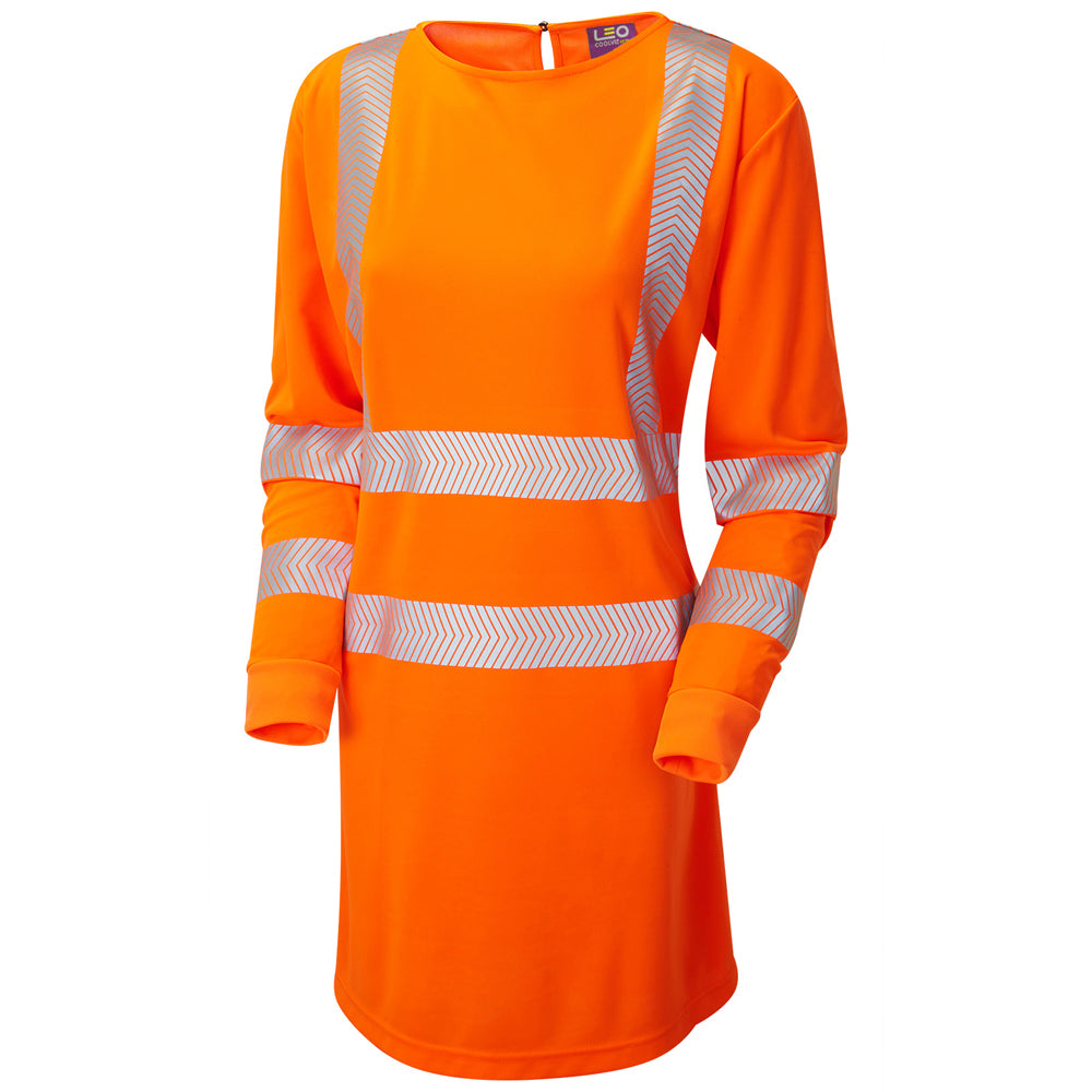 Leo EcoViz Performance+ Womens Modesty Tunic - Orange