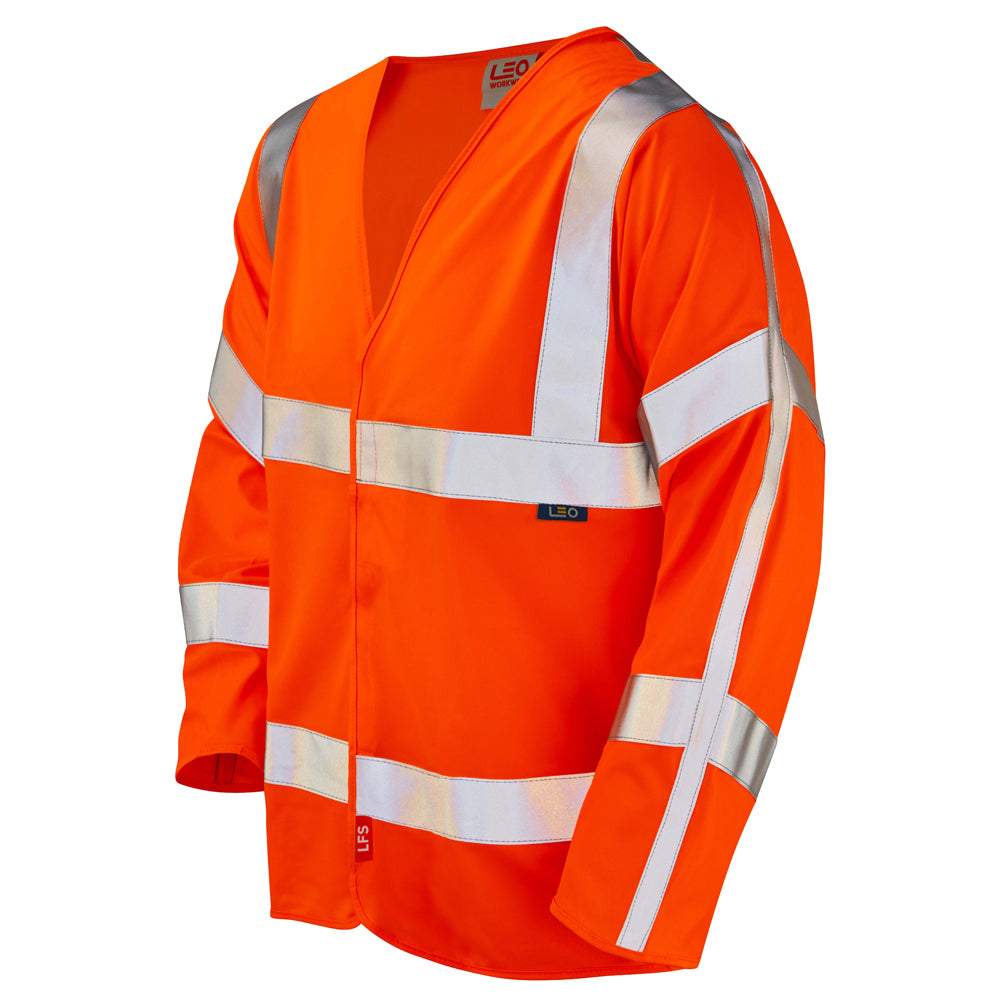 Leo EcoViz LFS Sleeved Waistcoat (EN 14116) - Orange