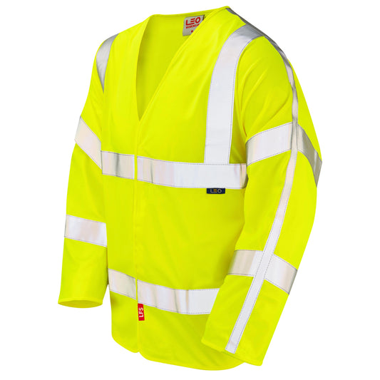 Leo EcoViz LFS Sleeved Waistcoat (EN 14116) - Yellow