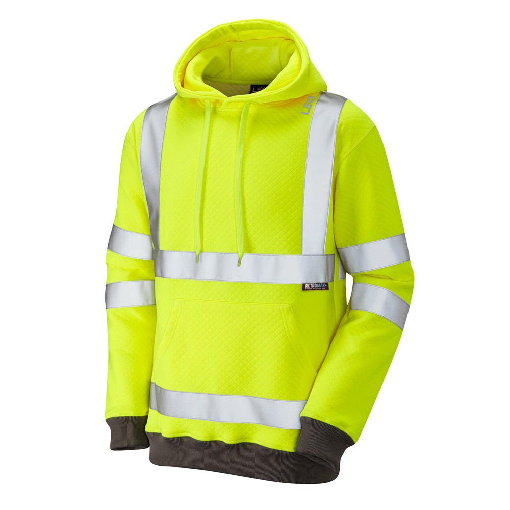 Leo EcoViz Hooded Sweatshirt - Yellow