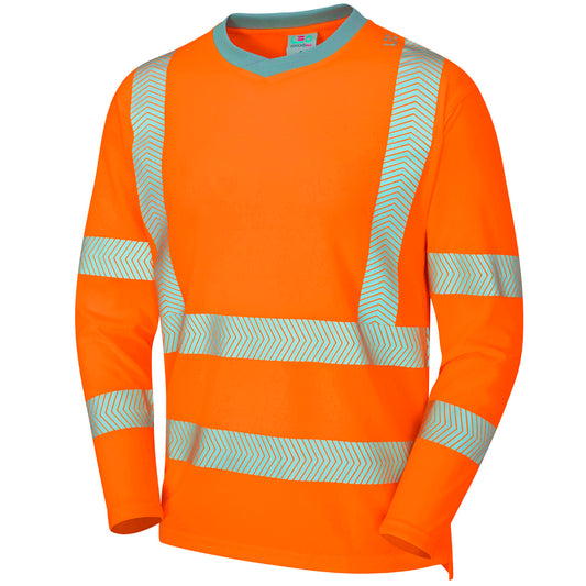 Leo EcoViz Performance+ Sleeved T-Shirt - Orange