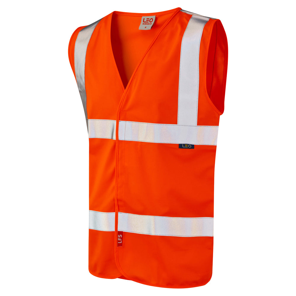 Leo EcoViz LFS Waistcoat (EN 14116) - Orange