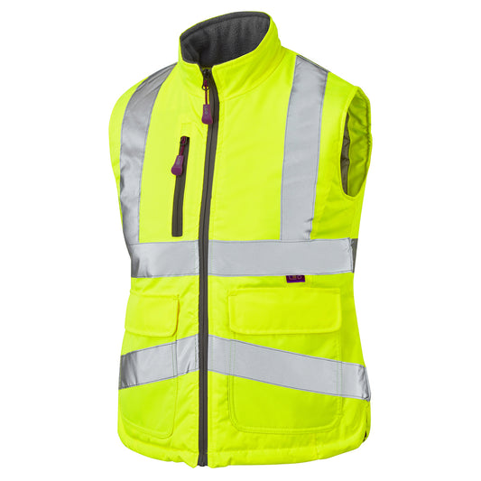 Leo EcoViz Womens Bodywarmer - Yellow