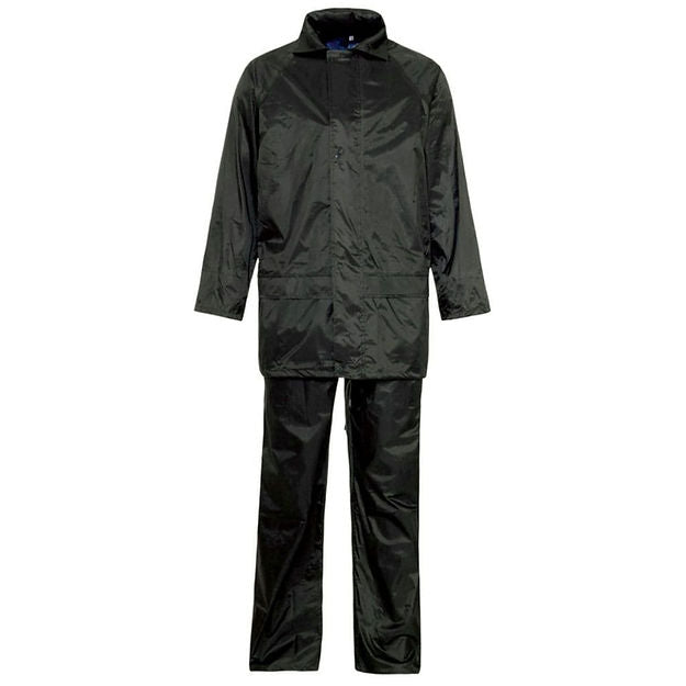 Black PVC Rainsuit