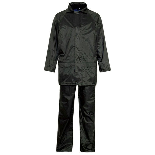 Black PVC Rainsuit