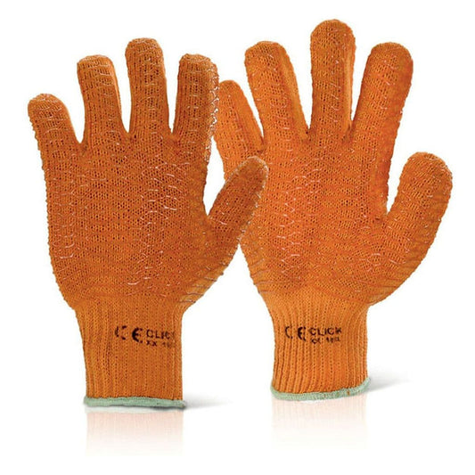 Orange Criss Cross Gloves