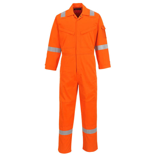 Portwest Araflame Silver Coverall - Orange