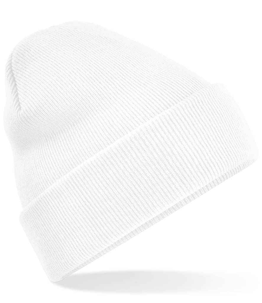 Classic Cuffed Beanie - White