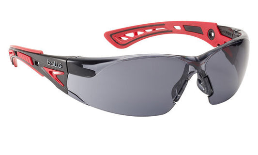 Bolle Safety Rush+ Platinum Glasses Smoked