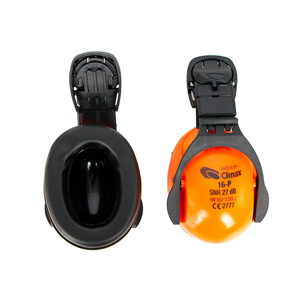 Climax 16P Ear Defender Orange / Black