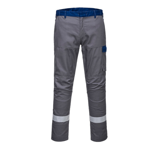 Portwest Bizflame Industry Two Tone Trousers - Grey