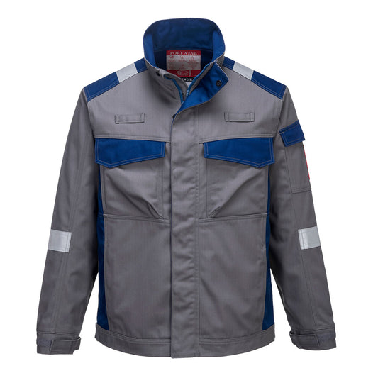 Portwest Bizflame Industry Two Tone Jacket - Grey