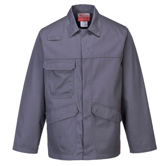 Portwest Bizflame Work Jacket - Grey