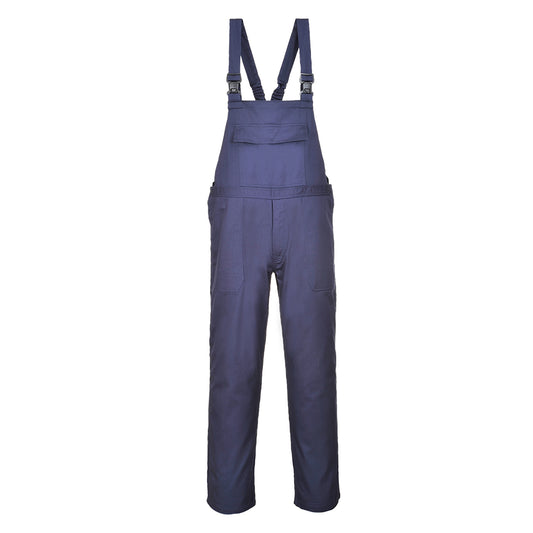 Portwest Bizflame Work Bib and Brace - Navy