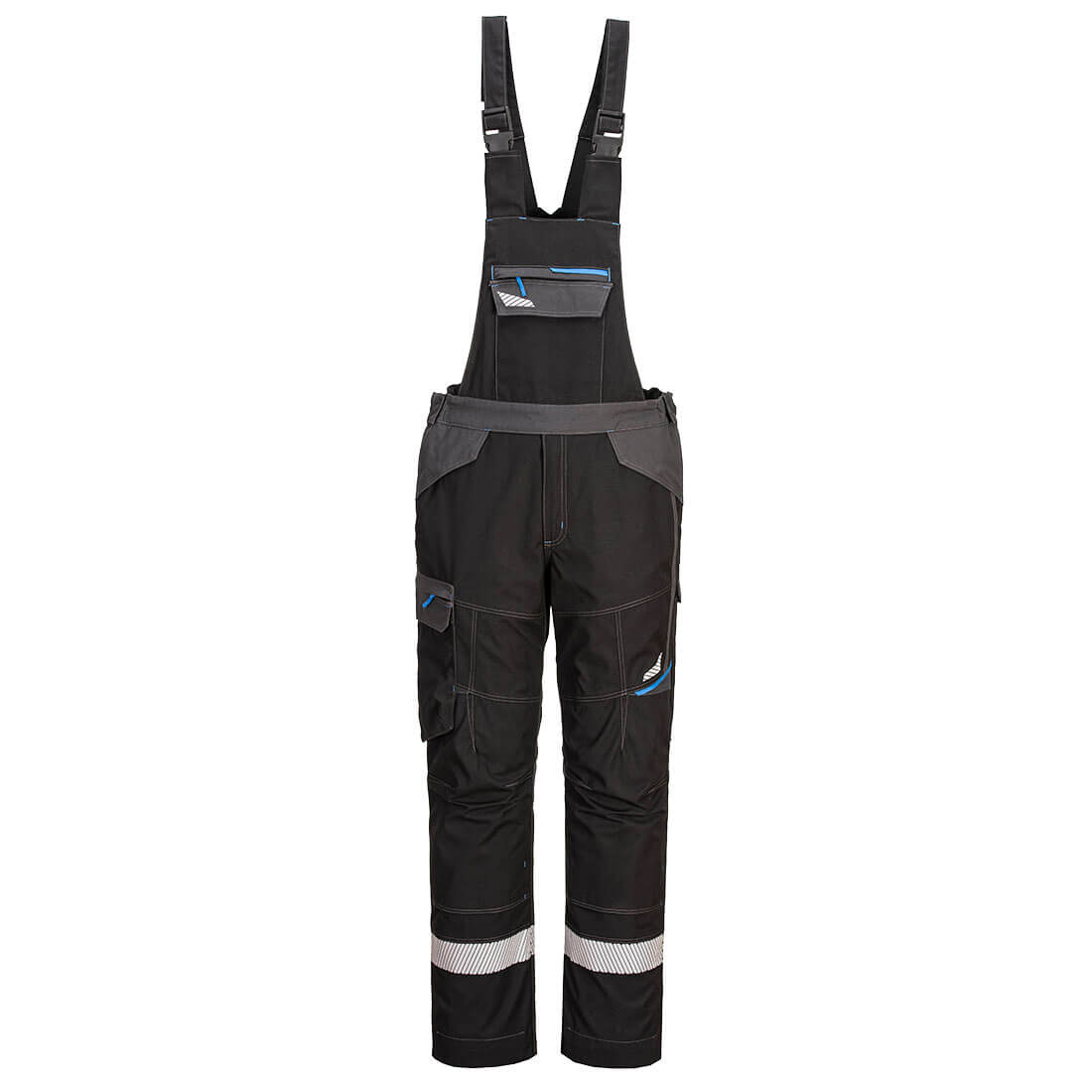 Portwest WX3 FR Bib and Brace - Black