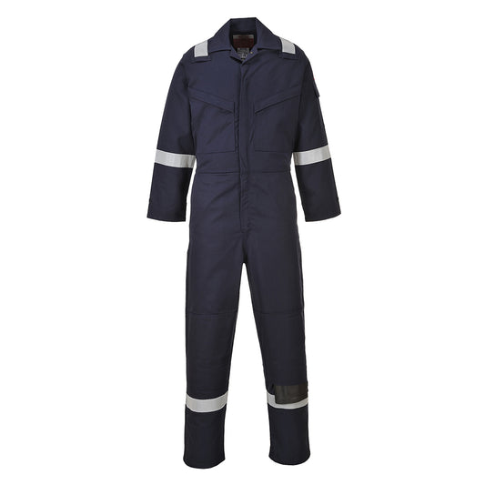 Portwest Flame Resistant Anti-Static Coverall 350g - Navy