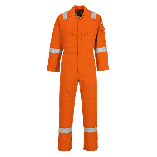 Portwest Flame Resistant Anti-Static Coverall 350g - Orange Tall