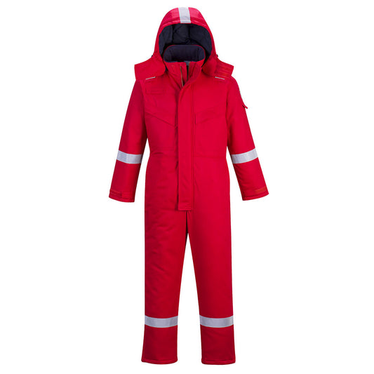 Portwest FR Anti-Static Winter Coverall - Red