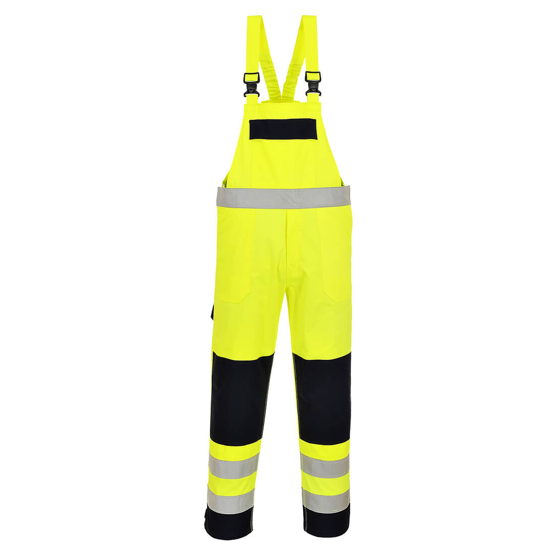 Portwest Hi-Vis Multi-Norm Bib and Brace - Yellow/Navy