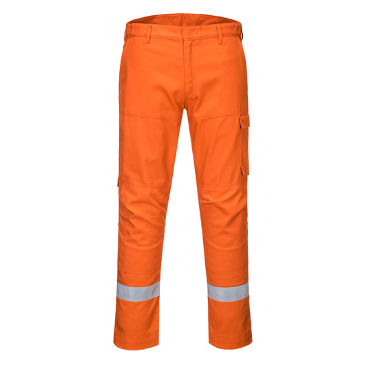 Portwest Bizflame Industry Trousers - Orange Short