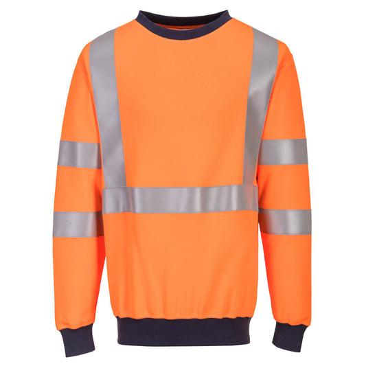 Portwest Flame Resistant RIS Sweatshirt - Orange