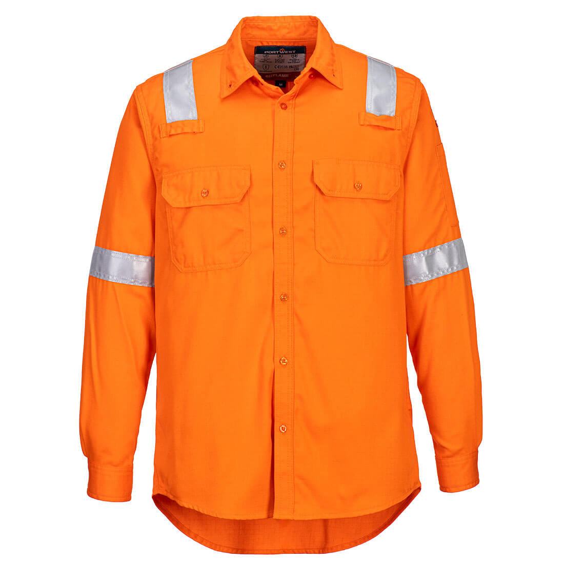 Portwest FR Lightweight Anti-static Shirt - Orange