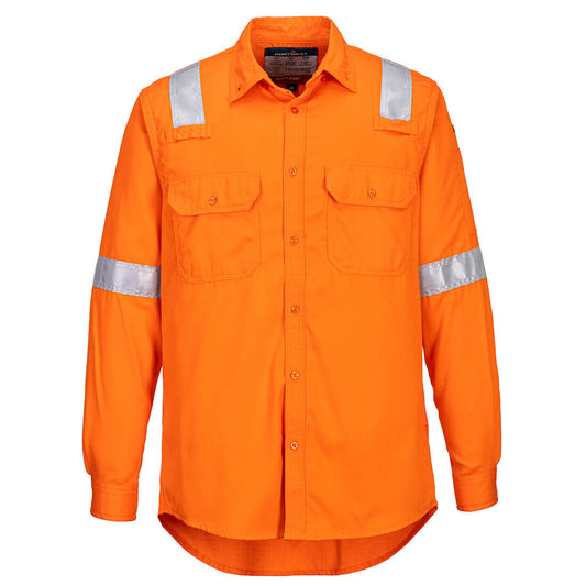 Portwest FR Lightweight Anti-static Shirt - Orange