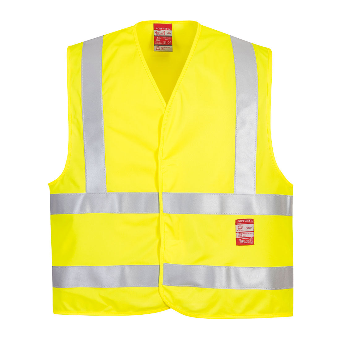 Portwest Hi-Vis FR Vest  - Yellow