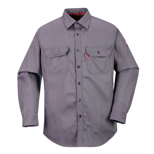 Portwest Bizflame 88/12 FR Work Shirt - Grey