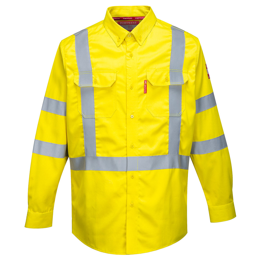 Portwest Bizflame 88/12 FR Hi-Vis Shirt - Yellow