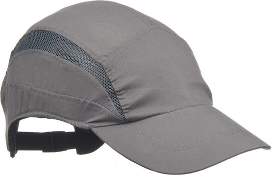 3M HC24 First Base 3 Classic Standard Peak Safety Baseball Cap - Grey