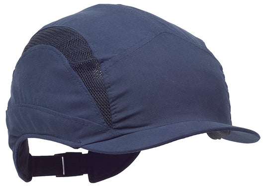 3M HC24 First Base 3 Classic Micro Peak Safety Baseball Cap - Navy Blue