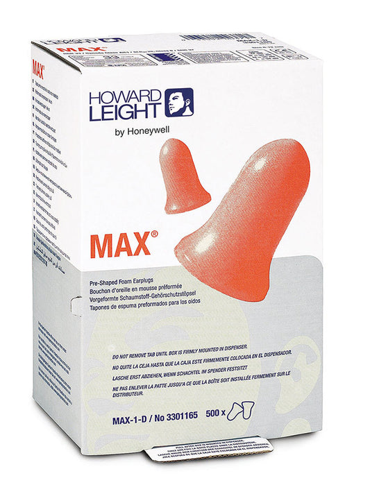 Howard Leight Max-1-D Max LS500 Disp Refill Orange - Pack of 500