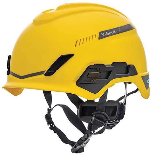 MSA V-Gard H1 Tri-Vented Helmet - Yellow